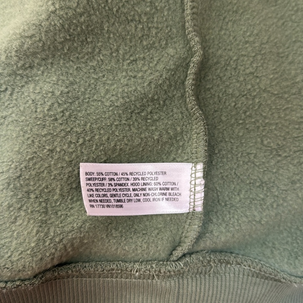 Men’s Goodfellow & Co Olive Green Zip Up Jacket with Hood. Size M. - Picture 7 of 9